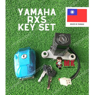 [ Taiwan ] ชุดกุญแจสวิตช์จุดระเบิด และฝาปิดถังน้ํามัน สําหรับ YAMAHA RXS RXS115 Suis Kunci YAMAHA