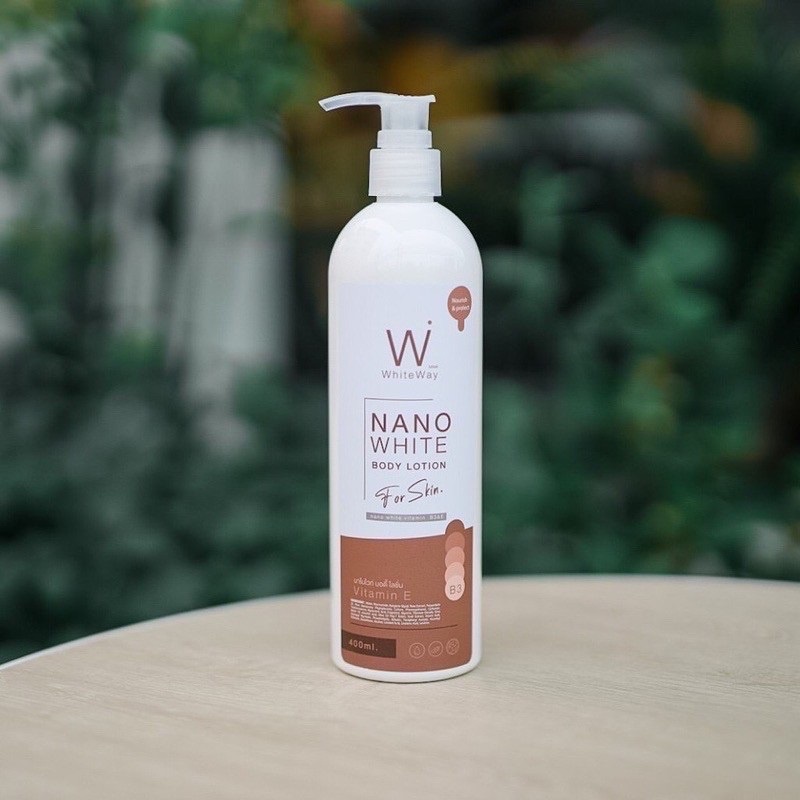 White Way Nano White Body Lotion ไวท์เวย์ นาโนไวท์ บอดี้ โลชั่น -400 Ml ...