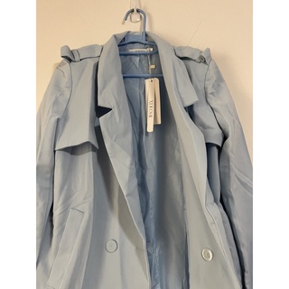 เสื้อสูท สีฟ้า oversize แมททุกชุด พร้อมส่ง