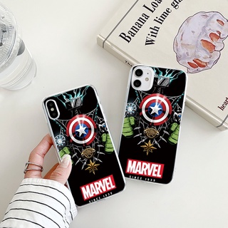 Marvel arms เคสไอโฟน 11 14 promax cartoon iPhone 8พลัส 7 8 Plus Se 2020 เคส 13 12 11 promax case X Xr Xs Max phone cover