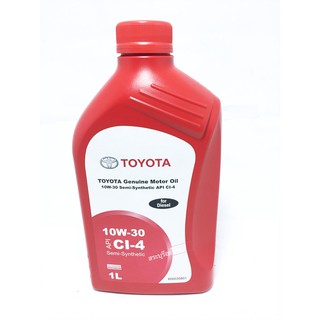 TOYOTAน้ำมันเครื่อง  Genuine Motor 10w30ดีเซล ขนาด 1 ลิตร