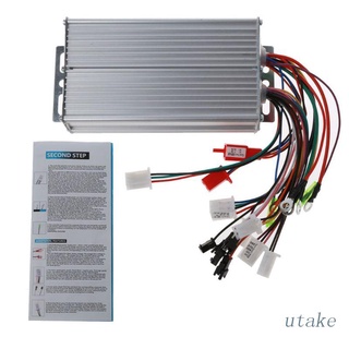 Utake มอเตอร์ควบคุมความเร็ว DC ไร้แปรงถ่าน 36-48V 500W สําหรับสกูตเตอร์ E-bike