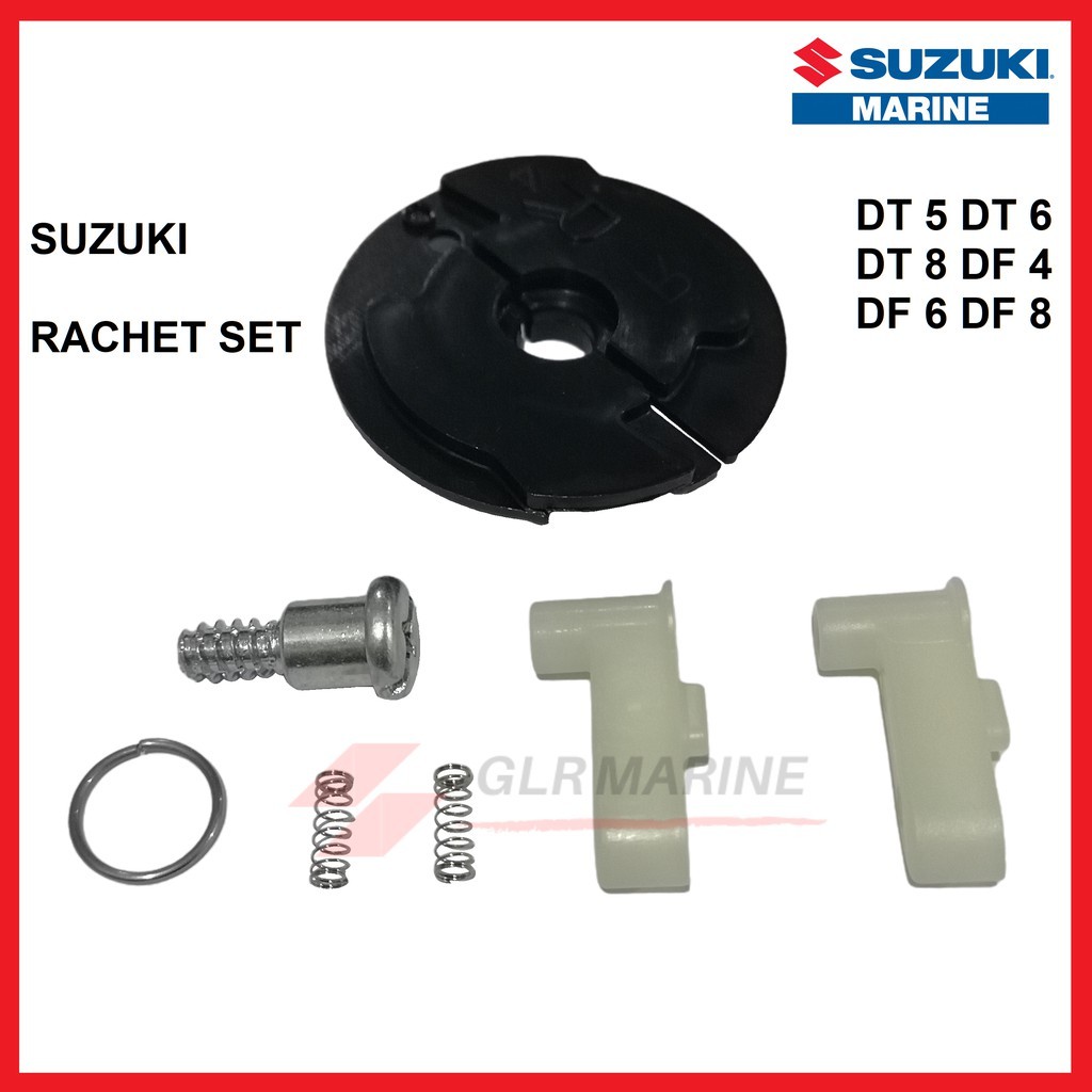 SUZUKI DT5-8 RATCHET ชุด MANUAL STARTER DT5 DT6 DT8 DF4 DF6 DF8 18130-98130 STARTER ENJIN SANGUT SUZ