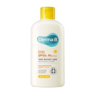 Derma:B Everyday Sun Block 200ml / Fresh Moisture Body Lotion 400ml / Daily Moisture Body Lotion 400ml