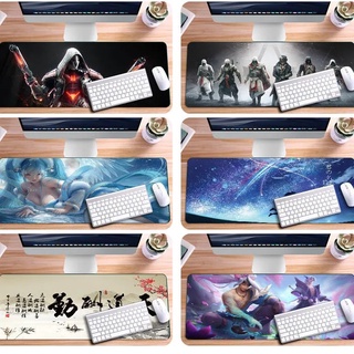 ⚡แผ่นรองเมาส์🔥 แผ่นรองเมาส์ลายการ์ตูน ขนาด 80 x 30 cm กันลื่น เกมมิ่ง Mouse Pad 💥ถูกมาก