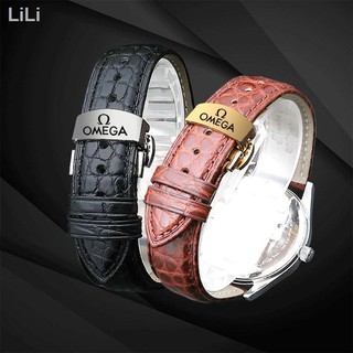 band สายเคสOh Mega Strap Omega Ocean Universe 600 Constellation Butterfly Flying Buckle Leather Crocodile Waterproof Br