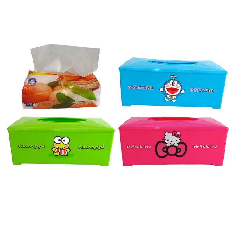 HELLOKITTY TISSUE HOLDER / KEROPI TISSUE HOLDER / DORAEMON TISSUE BOX / HELLOKITTY TISSUE BOX / KERO