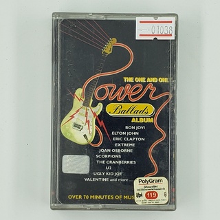 [01038] The One And Only Power Ballads Album (TAPE)(USED) เทปเพลง เทปคาสเซ็ต มือสอง !!