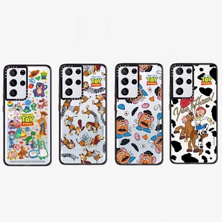 ของแท้ เคสโทรศัพท์มือถือนิ่ม ลาย Pixars Toy Story Casetify Sticker Mania สําหรับ Samsung Galaxy S20 S21 S22 Plus Ultra