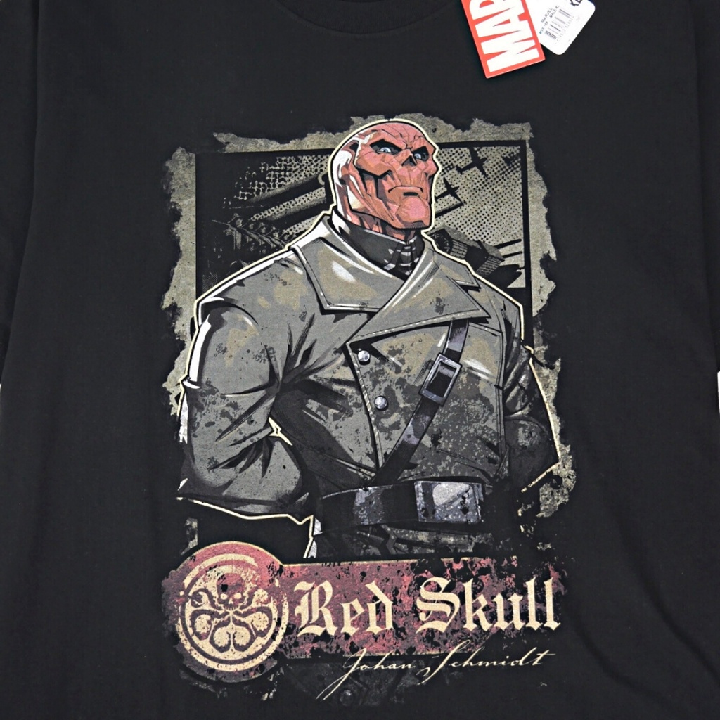 Power7Shop เสื้อยืดการ์ตูน มาร์เวล Red Skull ลิขสิทธ์แท้ MARVEL COMICS T-SHIRTS (MVX-168) — صورة 4