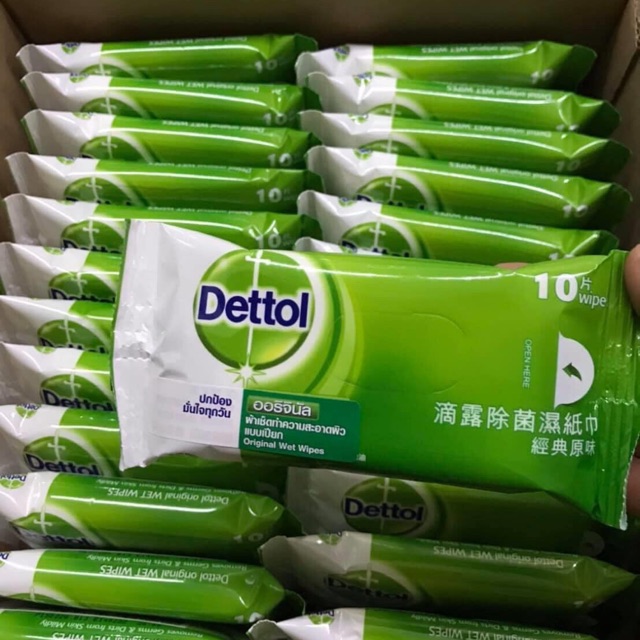 💕พร้อมส่งค่ะ💕 Dettol ทิชชู่เปียกทำความสะอาด(ของแท้100%)