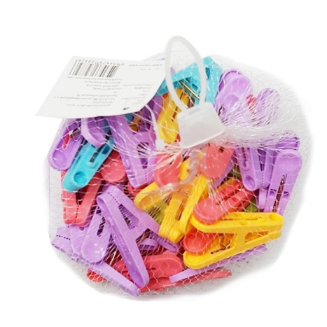 กิ๊บหนีบผ้า ที่หนีบผ้า คลิปหนีบผ้า พลาสติก เกรด A  แพ็ค 30 ตัว พร้อมส่ง