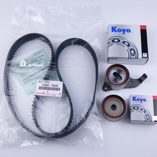 สายพานราวลิ้น+ลูกรอก/ สายพานไทม์มิ่ง TIMING TOYOTA CAMRY 3S-FE, 5S-FE ST170-171, ST190-191 (163ฟัน) OEM No.: 13568-79095