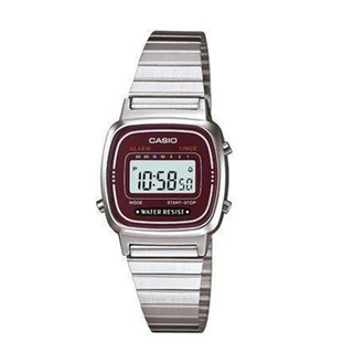 Casio นาฬิกาข้อมือ รุ่น LA670WA-4DF-สีแดง