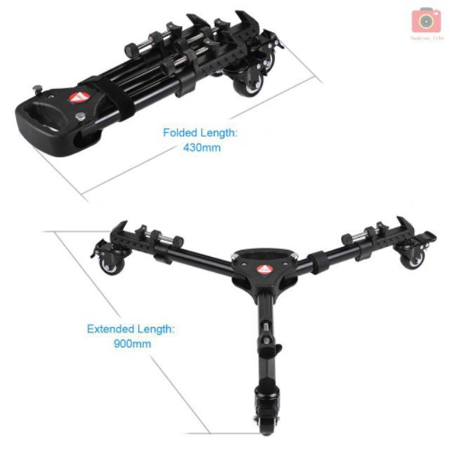 Kingjoy VX-600 Pro 3 ล้อขาตั้งกล้องรอกกล้องพับสากล