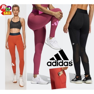 ADIDAS - ใหม่ กางเกงรัดกระชับกล้ามเนื้อใส่ออกกำลังกาย TECHFIT LIFE MID-RISE BADGE OF SPORT TIGHTS  GL0687 GM2986 GM2987