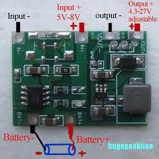 [fresh] ที่ชาร์จลิเธียม Lipo 18650 3.7V 4.2V เป็น 5V 9V 12V 24V