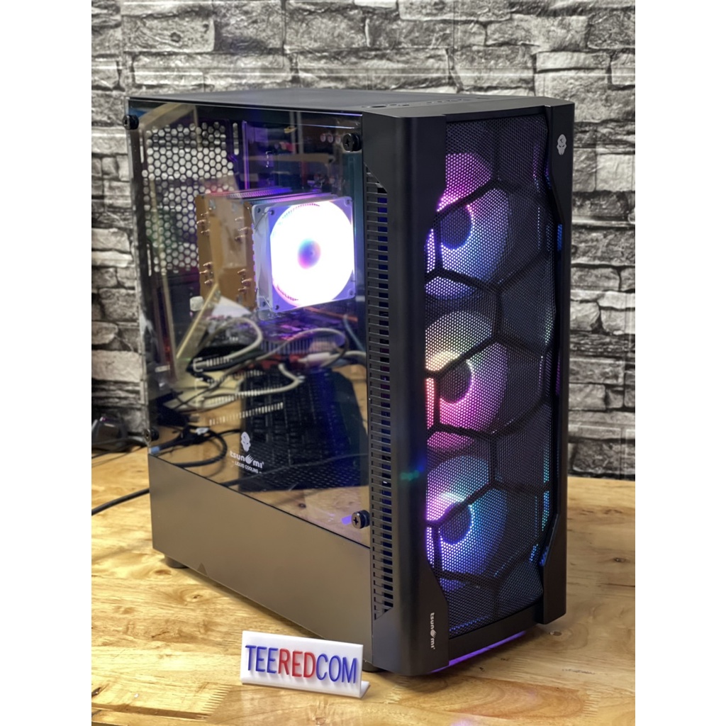 คอมประกอบ คอมเล่นเกมส์ ปล่อยบอท ทํางาน ตัดต่อ CPU INTEL XEON E5 2670 V2 Turbo 3.3Ghz 10C 20T/RX570 8