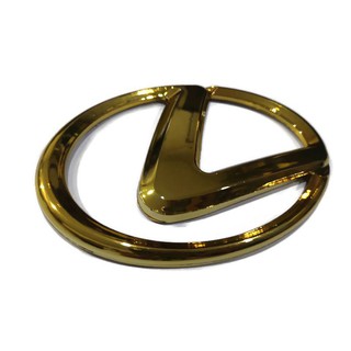 LOGO L Lexus สีทอง ขนาด 15 x10.5cm