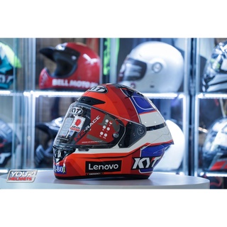 หมวกกันน็อค KYT HELMETS NZ-RACE PIRRO REPLICA 2021 (WITH SPONSOR)