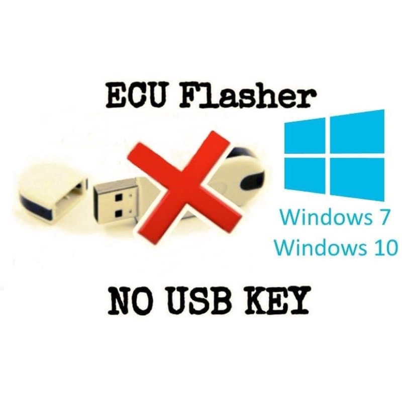 ecufหรือecuflasherมีทั้งแบบใช้Dongle และไม่ใช้Dongle