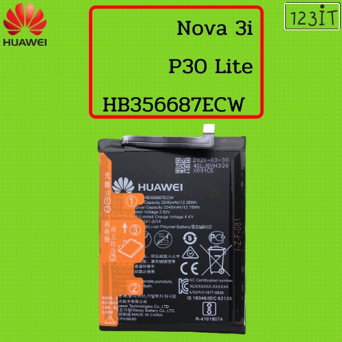 ดีที่สุด ส่งฟรี แบตเตอรี่ แท้ Battery Huawei Nova3i HB356687ECW แบต3i แบตnova3i แบตhuaweinova2i แบตnova3iแท้ แบตโนวา3i แ