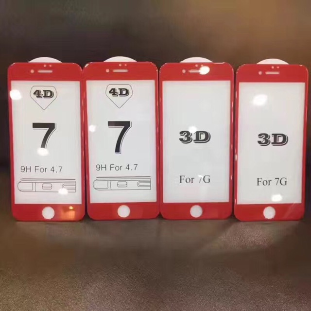 กระจกนิรภัย 3D สําหรับ Pho* 6 6S 6PLUS 7/8 ,7pluS 8Plus R/W/B
