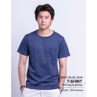 Wavy blue jean T- shirt เสื้อยืด SALE 199!