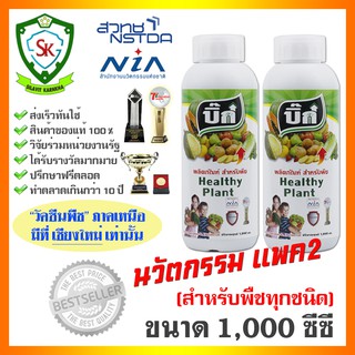 วัคซีนพืช บิ๊ก (นวัตกรรม) ขนาด 1 ลิตร (แพค 2) สำหรับพืชทุกชนิด ฮอร์โมนพืช ปลอดภัย ใช้ป้องกันและควบคุมโรคพืชและแมลง