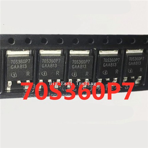 5 ชิ้น 70s360p7 Ipd70r360p7s To-252 เชื่อม รับประกันคุณภาพ