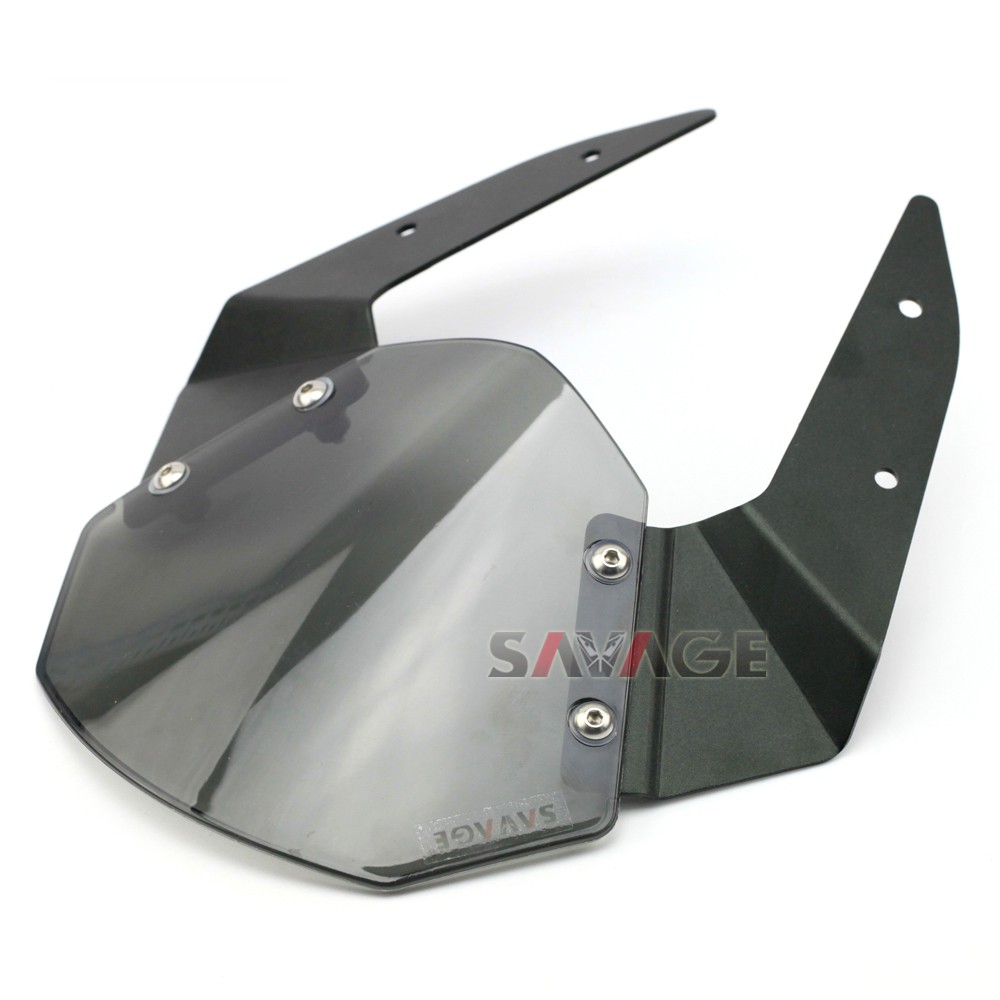 สําหรับ KAWASAKI Z800 2013 2014 2015 2016 กระจกกระจก Pare-brise ควันอุปกรณ์เสริมรถจักรยานยนต์ Wind D