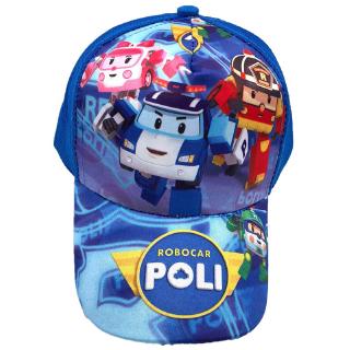 robocar poli หมวกเบสบอลลายการ์ตูนสําหรับเด็ก