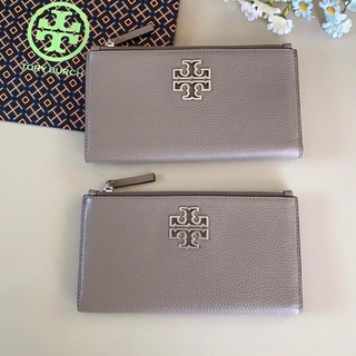 NEW Tory Burch 84712 Britten Slim Envelope Wallet กระเป๋าตังค์ใบยาว 2พับ มีช่องชิปใส่เหรียญ ใส่แบงค์