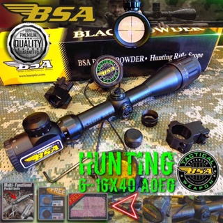 กล้อง BSA 6-16X 40 AOEG [HUNTING SPECT] *คุณภาพดีเกรดพรีเมี่ยม