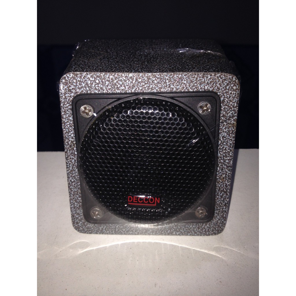 ตู้ลำโพงพร้อมดอกลำโพงเสียงแหลม DECCON TE-600 150 Watt ต่อสายพร้อมใช้งาน ขนาด 8x8x8 cm speaker tweete
