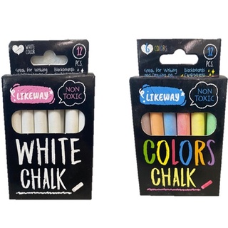 ชอล์ค ชอร์ก HI CHALK ชอร์คขาว ชอล์คสี เครื่องเขียน สี อุปกรณ์ทาสี สีชอล์ก