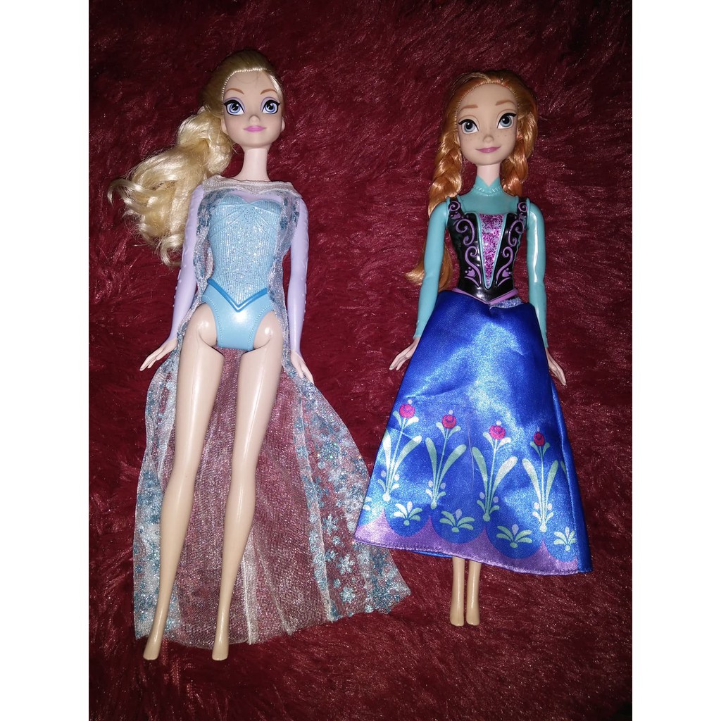 ตุ๊กตาบาร์บี้ เจ้าหญิงดิสนีย์ เอลซ่า และ อันนา งานลิขสิทธิ์แท้จาก Mattel (Disney Frozen)