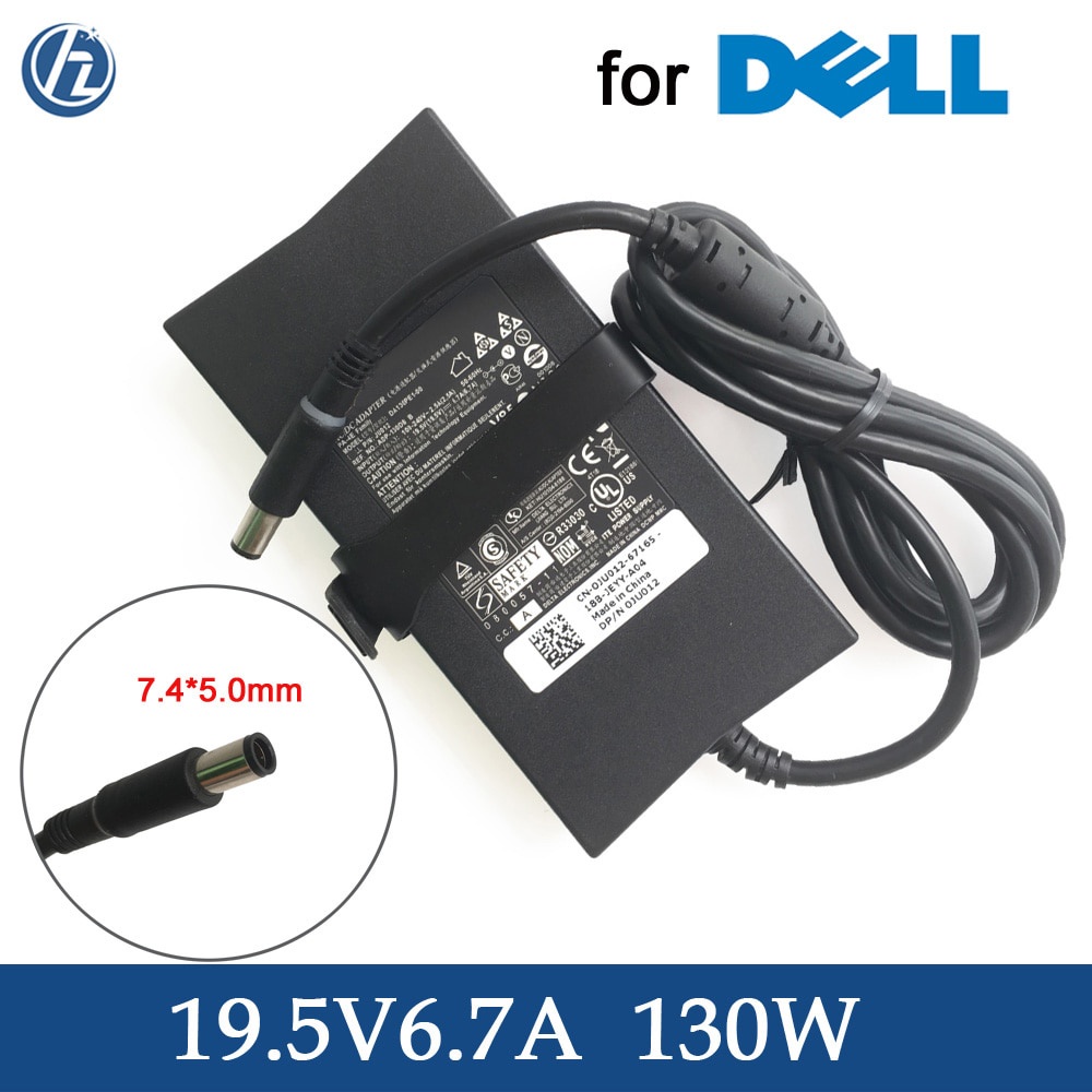 อะแดปเตอร์ Ac 130W 19.5V 6.7A PA-4E แล็ปท็อป Charger Power adaptor สําหรับ Dell X408G D232H 0X408G 0