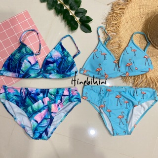 [พร้อมส่ง] ชุดว่ายน้ำ bikini swimsuit ชุดว่ายน้ำแขนยาว ชุดว่ายน้ำขายาว