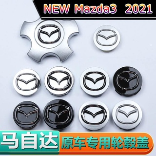 【 New Mazda3 2021 】ฝาครอบดุมล้อมาสด้าม้า2ม้า3ม้า6ล้อฝาครอบศูนย์Ruiyi Xingcheng 323 Angkesailaฝาครอบยางโลโก้