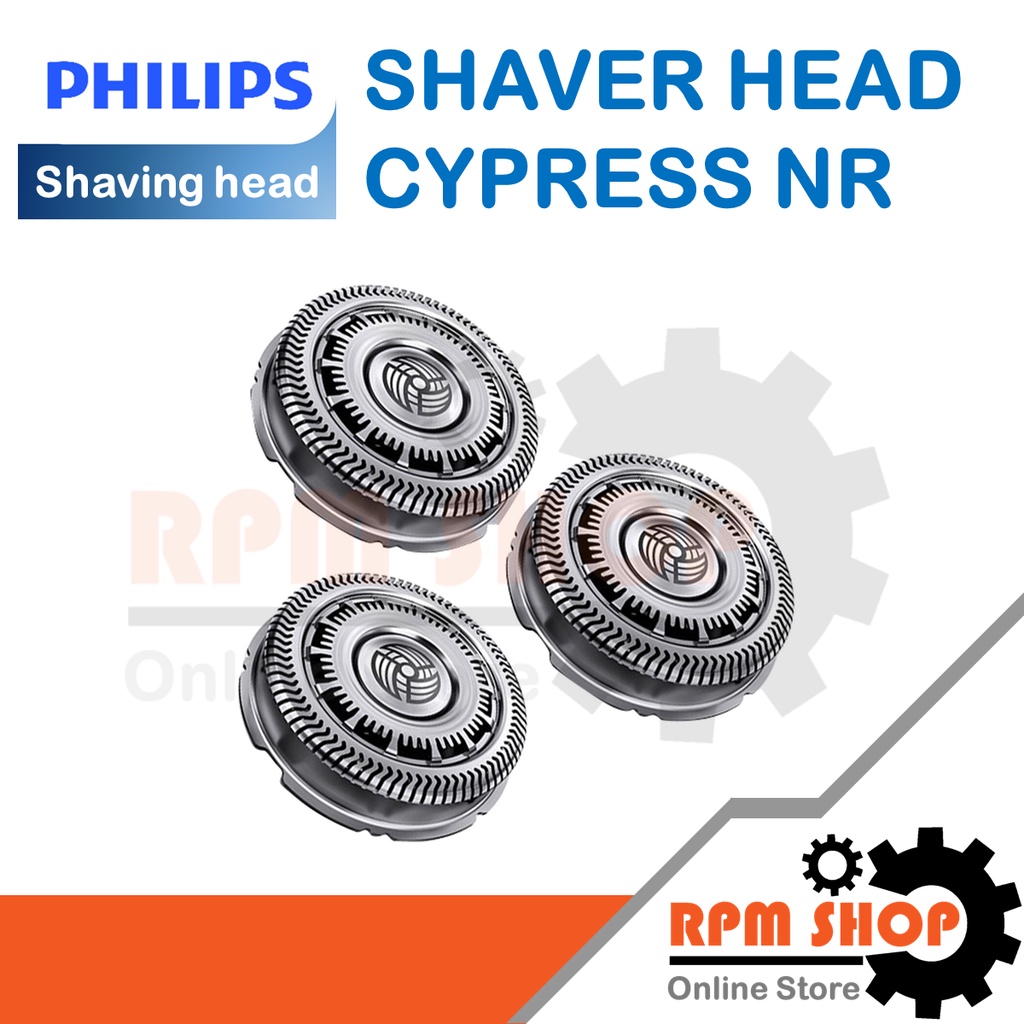 SHAVER HEAD CYPRESS NR ใบมีดโกนอะไหล่แท้ Philips สำหรับเครื่องโกนหนวดไฟฟ้า Philips รุ่น S9551,SW6700 (422203627791)