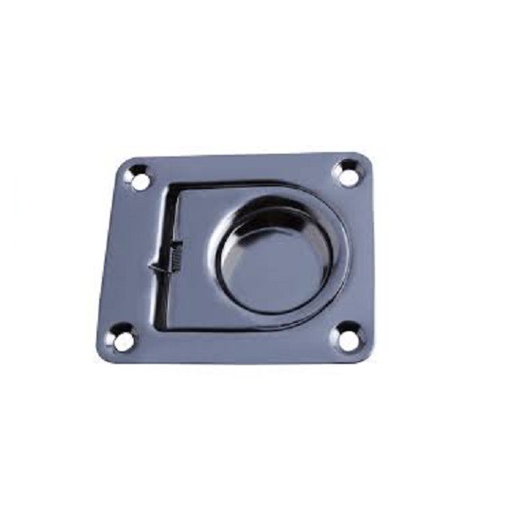 S/STEEL LIFT HANDLE WITH SPRING 2-1/2" X 21/8"