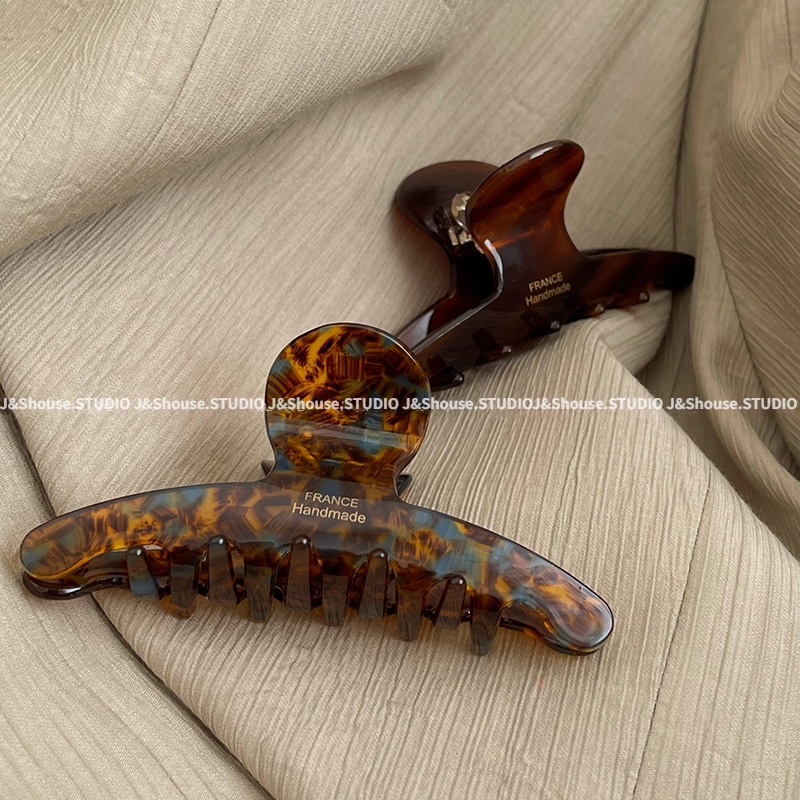 Kf490 High-fashion edge darl กาแฟอะซิเตท hair claw คลิป clamp grip อุปกรณ์เสริมผู้หญิง