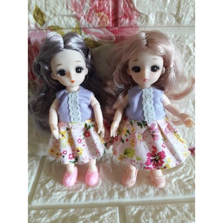 ชุดตู๊กตา สําหรับแต่งตัวตุ๊กตาบาร์บี้ bjd, lati y ขนาด 15 ซม. - 16 ซม.