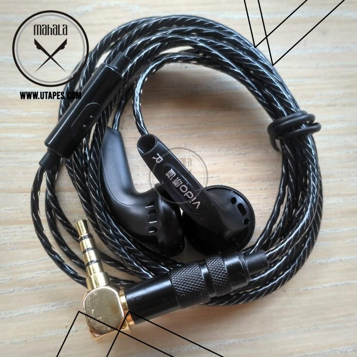 Diy Earbuds VIDO RECABLE SILVER COPPER CABLE (พร้อมไมโครโฟนพร้อม)