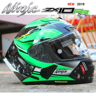 หมวกกันน็อค shoei สีเขียว ลาย zx10r marc marquez 93MotoGP ZX-10R kawasaki