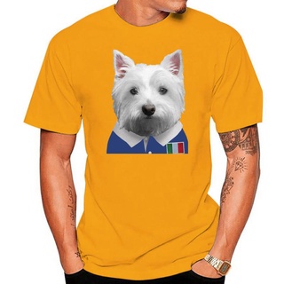 เสื้อยืด เสื้อยืดผู้ชายหล่อแขนสั้นคอกลมฝรั่งเศส Ruger Tshirt Westie เสื้อยืดฝรั่งเศสน่ารักสุนัขสก็อตตี้ 2022 Gallic Roos
