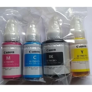 💥สินค้าพร้อมส่ง💥Canon GI-790 หมึกแท้​(No Box)​ ของแท้ 100% **ไม่มีกล่อง** 1ชุด BK/C/M/Y​💥ส่งจากกรุงเทพ💥