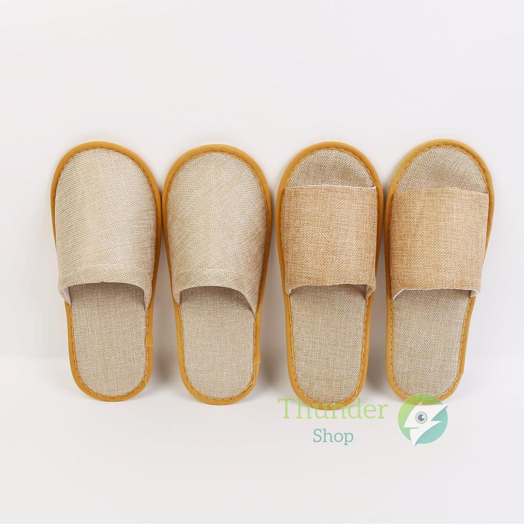 รองเท้าใส่ในบ้าน โรงแรม แบบใช้แล้วทิ้ง (อย่างหนา) มี2สีให้เลือก td99