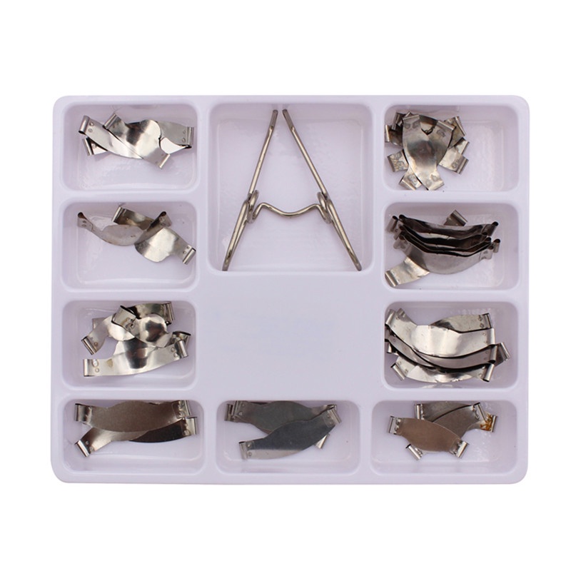 Pcs Pack Dental Saddle Contoured Metal Matrices Matrix Universal Kit